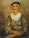 Figure, 1934. Oil on canvas, 80x60 cm