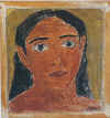 Head, 1952. Fresco, 20x18 cm